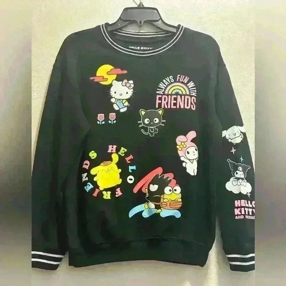 Hello Kitty x Hybrid Apparel Sanrio Friends Crewneck Sweater - Size(Small). - Picture 1 of 2